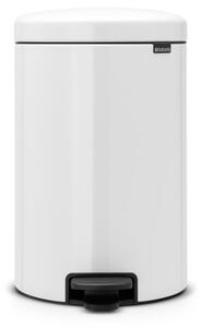Bel jeklen koš za smeti s pedalom 20 l NewIcon – Brabantia
