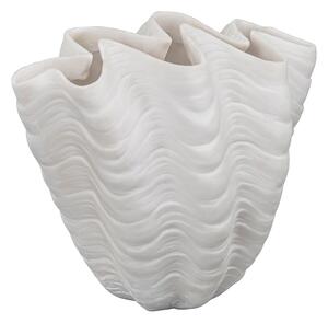 Bela vaza iz poliresina (višina 22 cm) Shell – Mette Ditmer Denmark