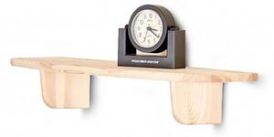 ATMOWOOD Lesena stenska polica 60 cm