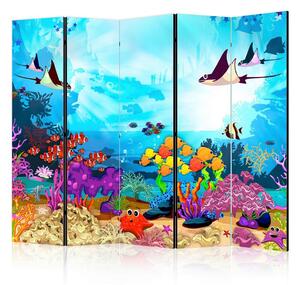 Artgeist Paravan Colourful Fish I, 5-Delni, Dvostranski
