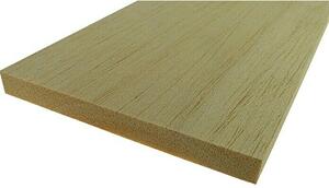 Profiles and more Pravokotna letev (100 cm x 100 mm x 3 mm, Balza les)