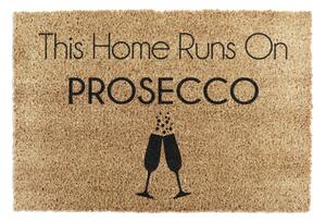 Predpražnik iz kokosovih vlaken 40x60 cm This Home Runs On Prosecco – Artsy Doormats