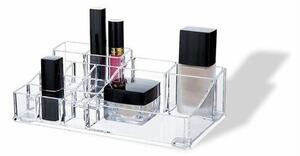 Compactor Cosmetic Organizer Clear , 14 predelkov