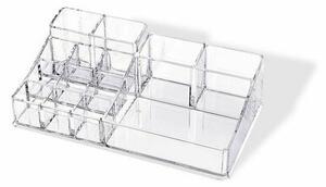 Compactor Cosmetic Organizer Clear , 14 predelkov