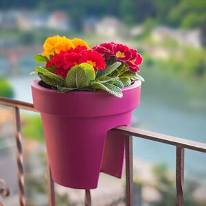 Lofly Railing Flowerpot fuksija , 24,5 cm, 24,5 cm