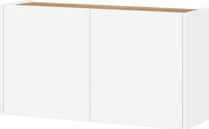 Bela stenska omarica v hrastovem dekorju 93x52x29 cm Libbiano – Germania