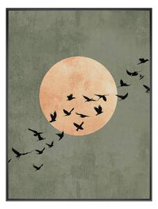 Tiskana slika z okvirjem 60x80 cm Midnight Flight – Styler