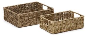 Košare v kompletu 2 ks iz morske trave 36x27x10 cm Tossa – Kave Home