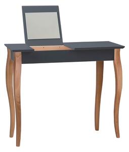 Grafitno siva toaletna mizica z ogledalom Ragaba tDressing Table, dolžina 85 cm