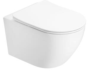 Mexen Lena 2.0 wc školjka Rimless s slim sedežem počasnega spuščanja, duroplast, bel sijaj - 3022L4000