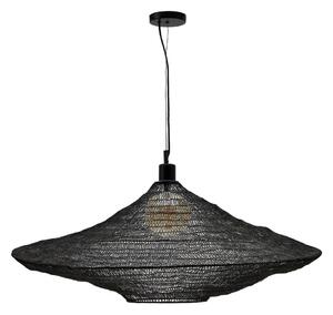Črna viseča svetilka ø 87 cm Makai – Kave Home