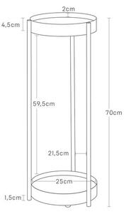Kovinsko stojalo za cvetlične lonce (višina 70 cm) Tower – YAMAZAKI