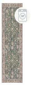 Zelen pralen tekač 60x230 cm Beau Floral – Flair Rugs