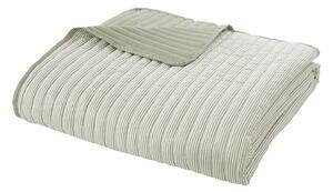 Zeleno prešito pregrinjalo 220x230 cm Stripe – Catherine Lansfield