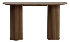 Rjava stranska mizica 40x130 cm Nola – Unique Furniture
