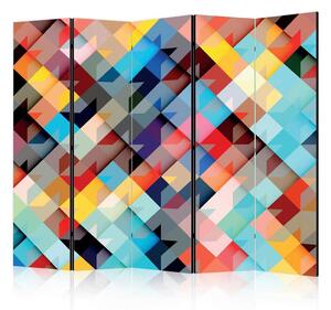 Artgeist Paravan Colour Patchwork I, 5-Delni, Dvostranski