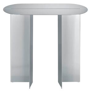 Stranska mizica iz nerjavečega jekla v mat srebrni barvi 35x80 cm Oru – Blomus