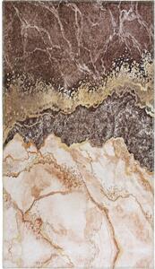 Rjavo-kremna pralna preproga 230x160 cm - Vitaus