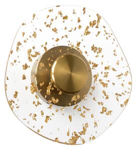 Stenska svetilka LED APP1794-W Brush Gold
