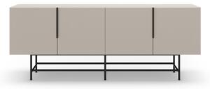 Kremno bela nizka komoda 200x77,5 cm Eldia – Marckeric