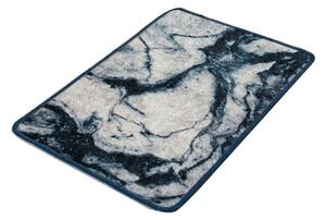 Modro-bela kopalniška preproga z motivom marmorja Foutastic Marble, 60 x 40 cm