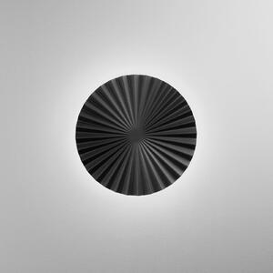 Luce Ambiente Design LED-stenna svetilka Anadara, črna, Ø 50 cm, kovina, CCT, Črna, Dnevna soba / jedilnica, Aluminij