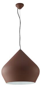 Luce Ambiente Design Visoka svetilka Tholos, bronasta/bela, Ø 52 cm, kovina, zatemnjen, Bronasta / starinska medenina, Dnevna soba / jedilnica, Kovina, Sodobni