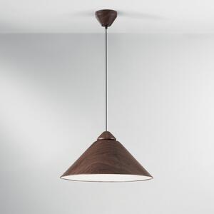 Luce Ambiente Design Visoka svetilka Big Bang, kostanjevo rjava/bela, Ø 49 cm, kovina, zatemnjen, Rjava / rjasta, Dnevna soba / jedilnica, Kovina, Sodobni