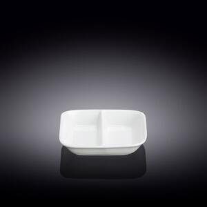 Dvo Delna Skleda za Sojo, Porcelan, 85x85mm