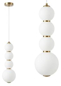 LED viseča stropna svetilka LHJ114-4CP krtačeno zlato