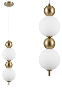 LED viseča stropna svetilka LHJ116-2CP krtačeno zlato