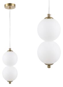 LED viseča stropna svetilka LHJ117-2CP krtačeno zlato