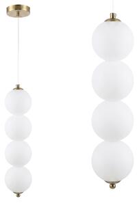 LED viseča stropna svetilka LHJ118-4CP krtačeno zlato