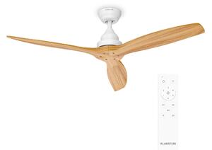 Klarstein Santa Elena stropni ventilator | 132 cm | 35 W | 25 m² | Tiho delovanje | Les