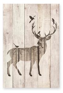 Lesen dekorativni znak 40x60 cm Deer – Really Nice Things