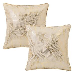 Okrasne blazine v kompletu 2 ks 45x45 cm Tropic Gold – Casa Selección