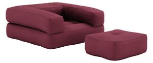 Raztegljiv fotelj Karup Design Cube Bordeaux