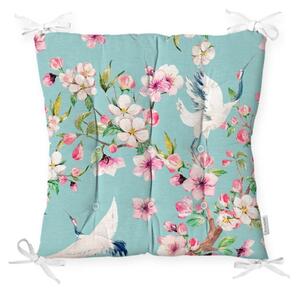 Sedežna blazina Minimalist Cushion Covers Flowers and Bird, 40 x 40 cm