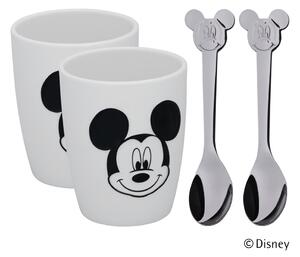 Komplet 2 skodelic in 2 žlic WMF Mickey Mouse, 250 ml