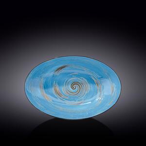 Ovalna Skleda, Spiral, Porcelan, 300x195x70mm