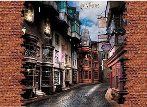 Otroška foto ozadje Harry Potter Diagon Alley 252 x 182 cm, 4 deli