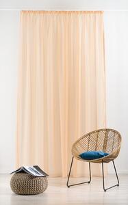 Oranžna prosojna zavesa 300x260 cm Voile – Mendola Fabrics