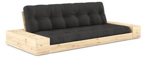 Temno siva raztegljiva sedežna garnitura 244 cm Base – Karup Design