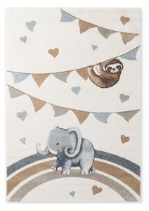 Kremno bela otroška preproga 160x230 cm Walk like an Elephant Rainbow Party – Villeroy&Boch