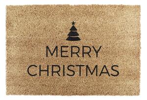 Predpražnik z božičnim motivom iz kokosovih vlaken 40x60 cm Merry Christmas – Artsy Doormats