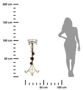 Stojalo za rože 95x38 cm zlata