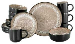Creatable Jedilni Servis Nordic Fjord Beige, 16-Delni