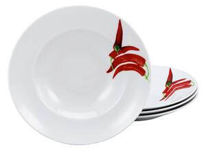Creatable Set Krožnikov Za Testenine Chili, 4-Delni