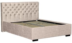Modern Living Oblazinjena Postelja Miami Storage, 180x200, Krem