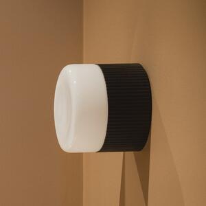 Globen Lighting stropna svetilka za kopalnico Hubble 12, črna, Ø 12 cm, zatemnjen, Črna, Kopalnica, Kovina, Skandinavski